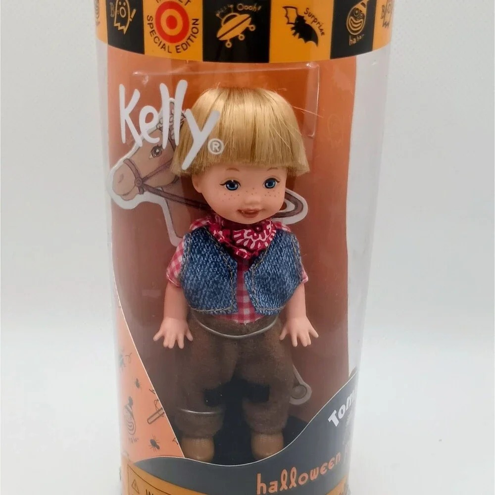Barbie Kelly Halloween Party Tommy as Cowboy Doll 2000 Mattel SEALED NIB